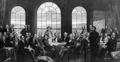 Fathers of Confederation painting