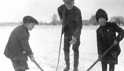 Hockey at Mud Lake 1920