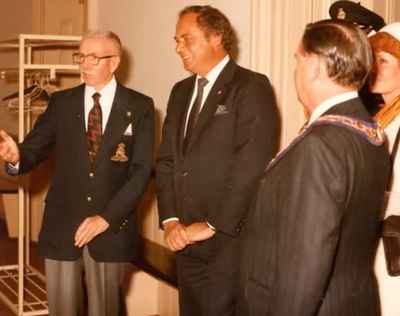 <b>Visit from Governor General Ed Schreyer - 1983<b>