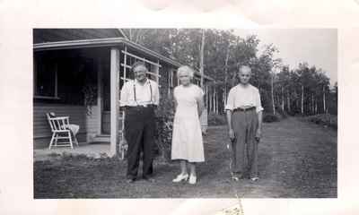 Fred and Ida Sargent with Fred Nobles