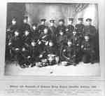 Officers and Sergeants of Cobourg Heavy Battery Canadian Artillery 1908