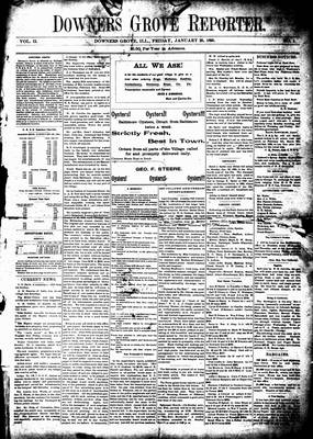 Downers Grove Reporter, 25 Jan 1895