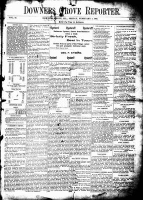 Downers Grove Reporter, 1 Feb 1895