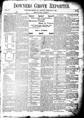 Downers Grove Reporter, 8 Feb 1895