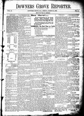 Downers Grove Reporter, 15 Mar 1895