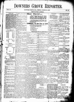 Downers Grove Reporter, 22 Mar 1895