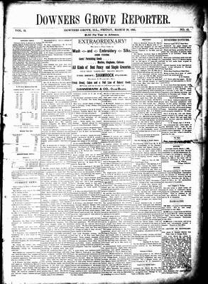 Downers Grove Reporter, 29 Mar 1895