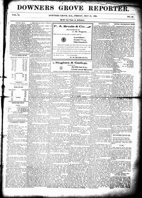 Downers Grove Reporter, 31 May 1895