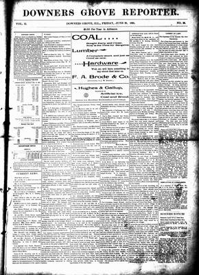 Downers Grove Reporter, 28 Jun 1895