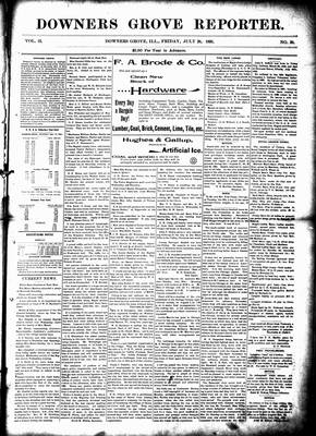 Downers Grove Reporter, 26 Jul 1895