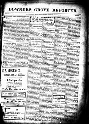 Downers Grove Reporter, 23 Jan 1896