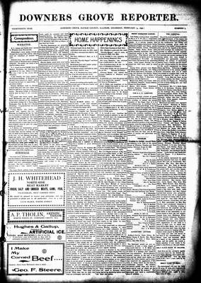 Downers Grove Reporter, 13 Feb 1896