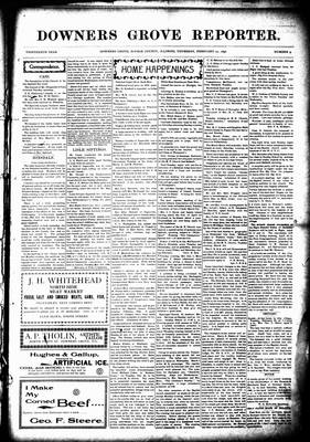 Downers Grove Reporter, 27 Feb 1896