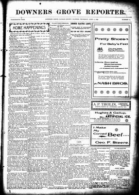 Downers Grove Reporter, 2 Apr 1896