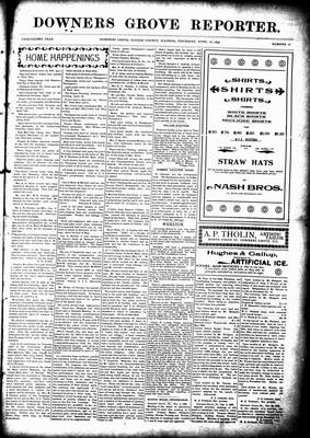 Downers Grove Reporter, 16 Apr 1896