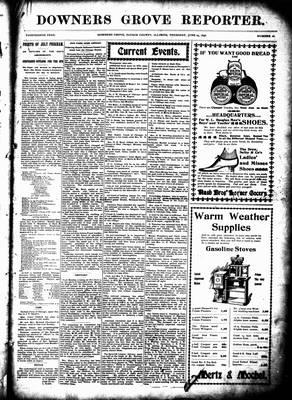 Downers Grove Reporter, 25 Jun 1896