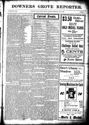 Downers Grove Reporter, 30 Jul 1896