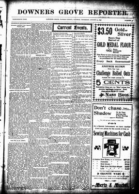 Downers Grove Reporter, 27 Aug 1896