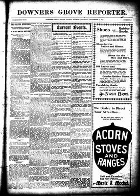 Downers Grove Reporter, 17 Sep 1896