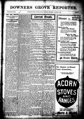 Downers Grove Reporter, 8 Oct 1896