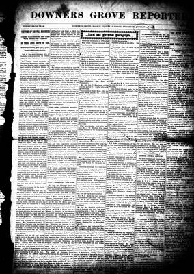 Downers Grove Reporter, 14 Jan 1897