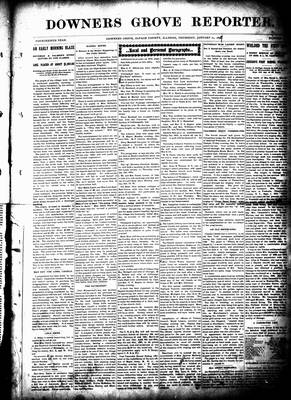 Downers Grove Reporter, 21 Jan 1897