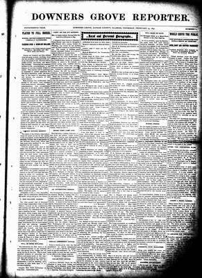 Downers Grove Reporter, 25 Feb 1897