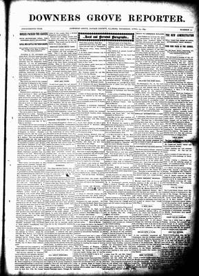 Downers Grove Reporter, 29 Apr 1897