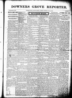 Downers Grove Reporter, 29 Jul 1897