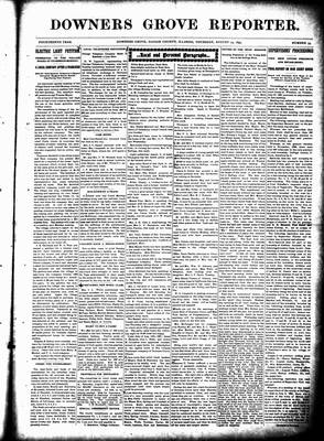 Downers Grove Reporter, 19 Aug 1897