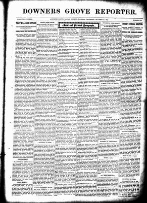 Downers Grove Reporter, 21 Oct 1897