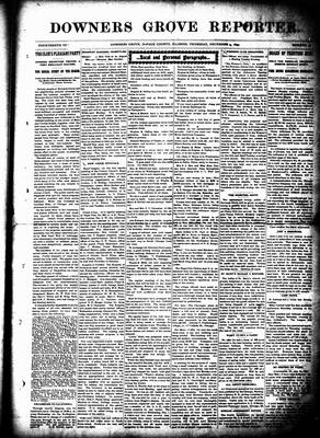 Downers Grove Reporter, 9 Dec 1897