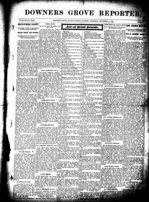 Downers Grove Reporter, 30 Dec 1897