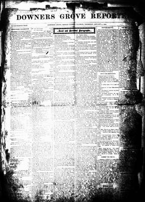 Downers Grove Reporter, 4 Jan 1900