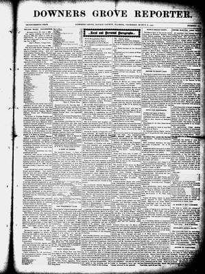 Downers Grove Reporter, 8 Mar 1900