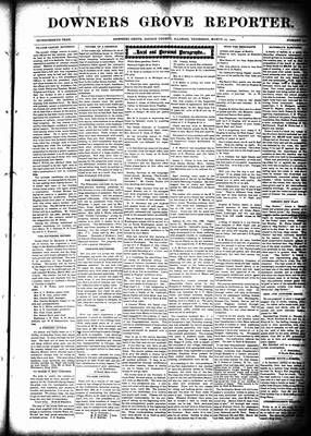 Downers Grove Reporter, 22 Mar 1900