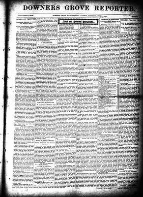 Downers Grove Reporter, 5 Apr 1900