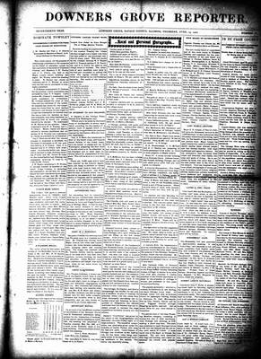 Downers Grove Reporter, 19 Apr 1900