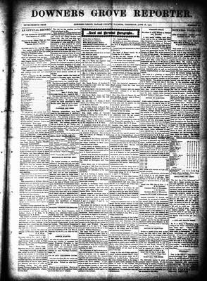 Downers Grove Reporter, 28 Jun 1900