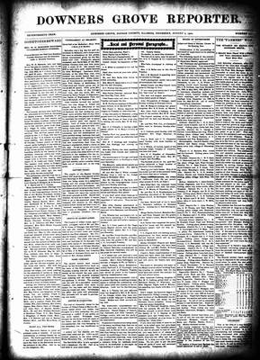 Downers Grove Reporter, 2 Aug 1900