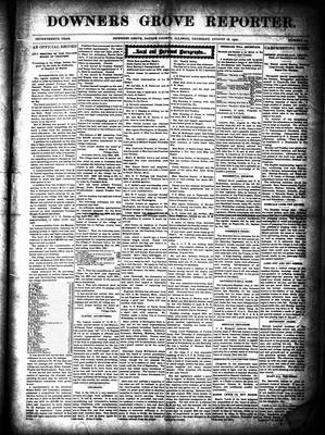 Downers Grove Reporter, 16 Aug 1900