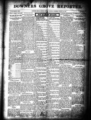 Downers Grove Reporter, 23 Aug 1900