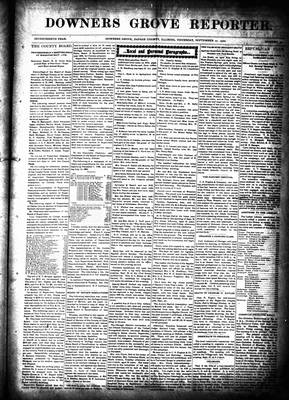 Downers Grove Reporter, 27 Sep 1900