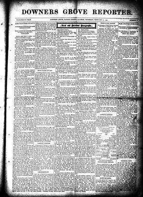 Downers Grove Reporter, 21 Feb 1901