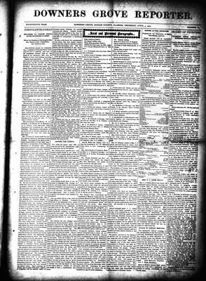 Downers Grove Reporter, 4 Apr 1901