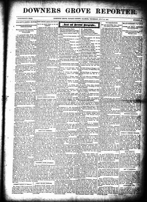 Downers Grove Reporter, 25 Jul 1901