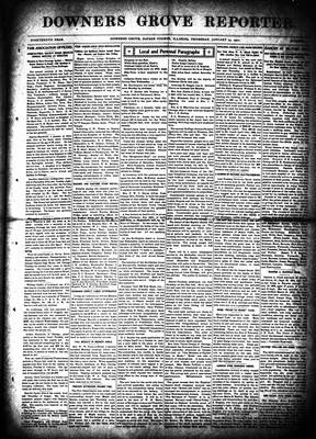 Downers Grove Reporter, 23 Jan 1902