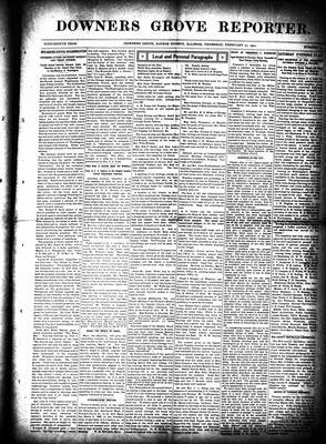 Downers Grove Reporter, 27 Feb 1902