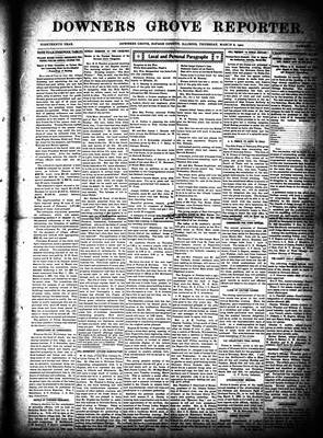 Downers Grove Reporter, 6 Mar 1902