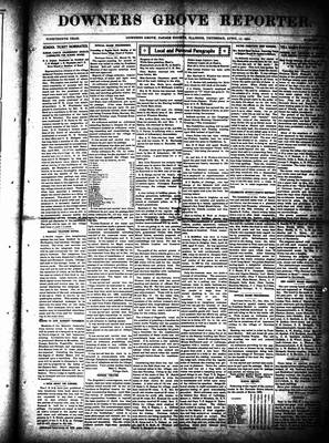 Downers Grove Reporter, 17 Apr 1902